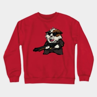 Secret Agent Guinea Pig Crewneck Sweatshirt